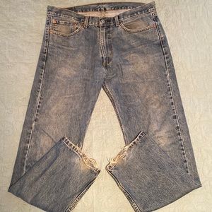 Men’s Levi’s 505 jeans, size 36 x 32.